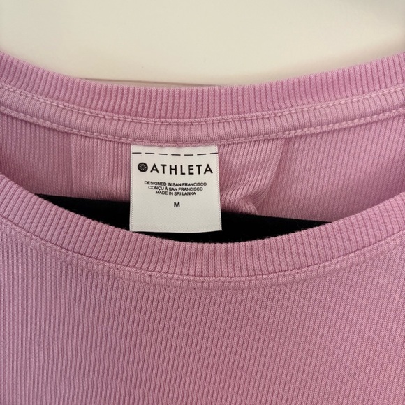 Athleta Women’s Pink Super Soft Sheer Top - Picture 4 of 6